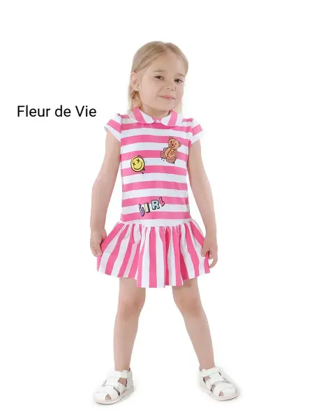 Fleur de Vie Платье с коротким рукавом трикотажное