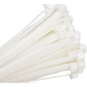Нейлоновые стяжки FORTISFLEX КСС 9х760 белый 100 штук 50016