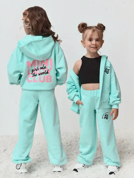 Mini Lady Костюм спортивный на молнии без начеса