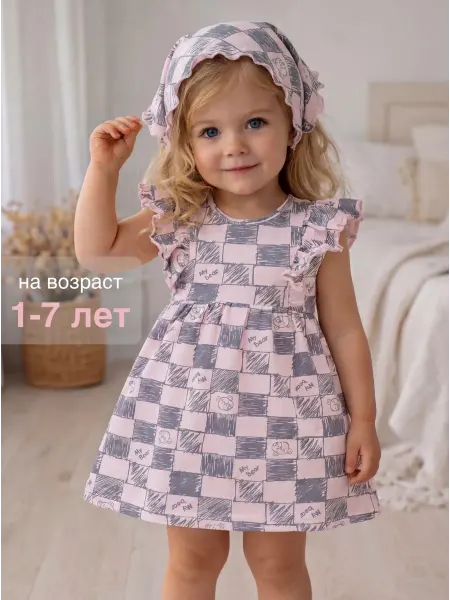 PUGOVKА Платье для девочки на лето