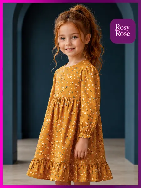 RosyRose Платье в садик нарядное повседневное хлопок летнее