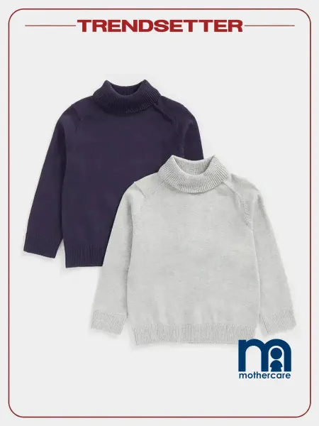 Mothercare Свитер детский с горлом - набор 2 шт