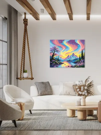 Картина по номерам ARTERY 40×50 см, пейзажи и природа, раскраска на холсте