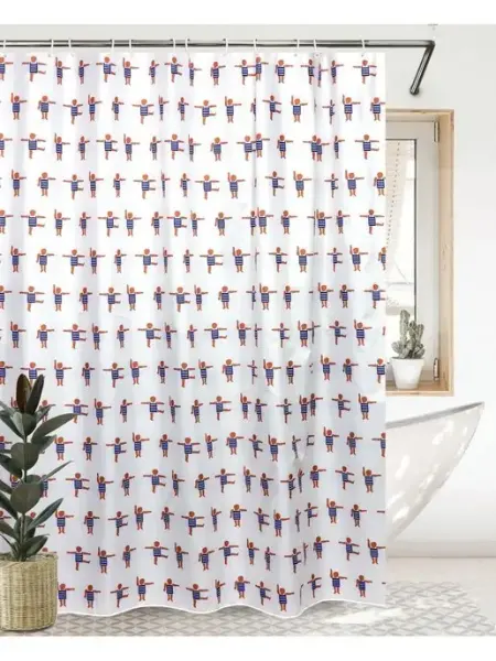 Bath Plus Штора для ванной комнаты и душа тканевая занавеска 180*200