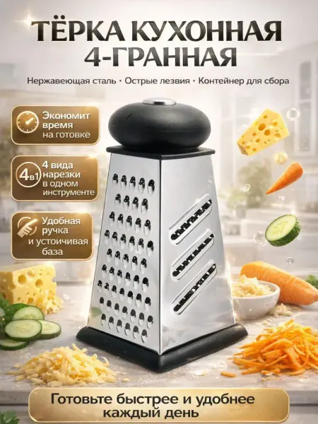 SARELLINE Многофункциональная терка пирамида 4в1