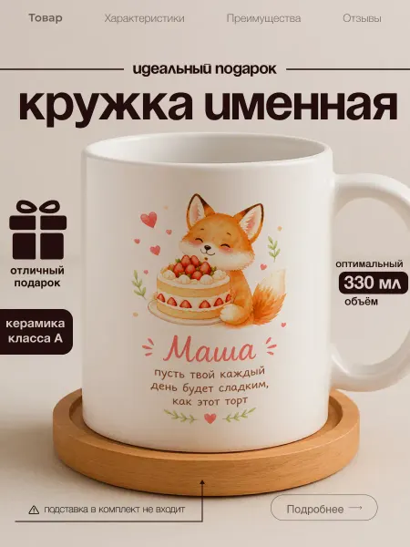 Кружка именная Мария