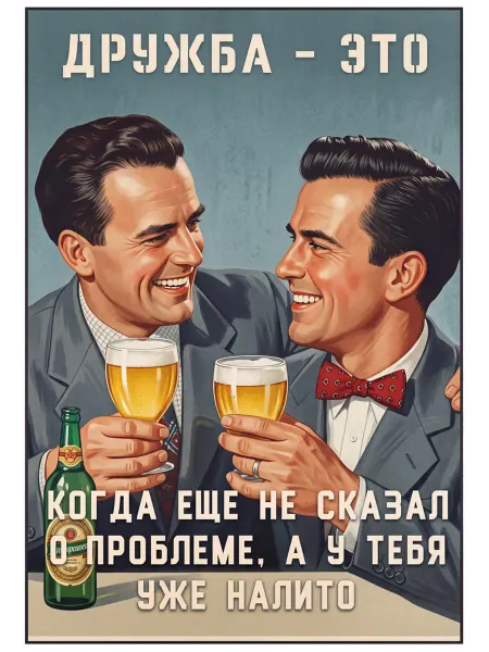 Юмористический постер (АгитацияМотивация) П11 24