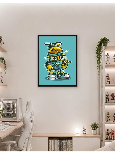 Postersbase Постер Мультфильм иллюстрация 28 30x40