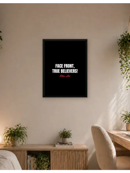 Postersbase Интерьерный постер Стэн Ли Котировки 4 30x40