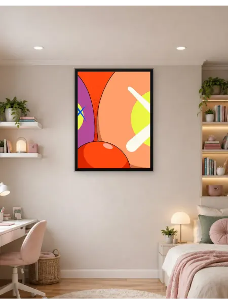 Postersbase Интерьерный постер Граффит KAWS 30x40