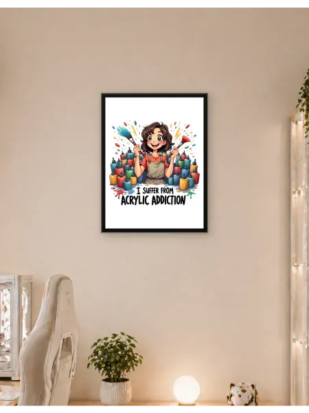 Postersbase Постер Акриловая живопись - Художники Акриловая зависи 30x40