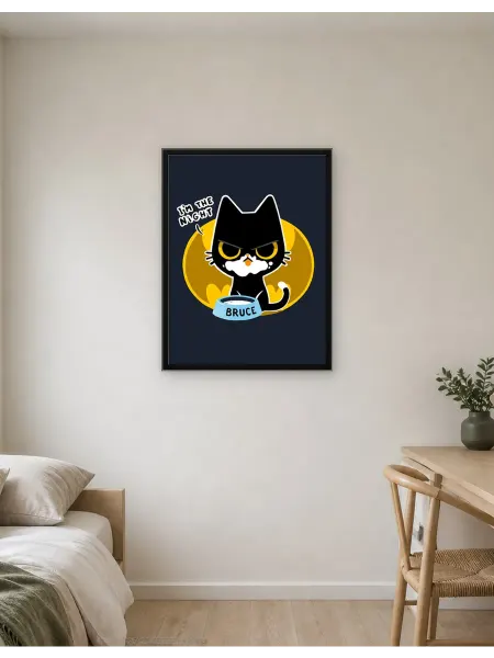 Postersbase Плакат Я кот ночной герой 30x40