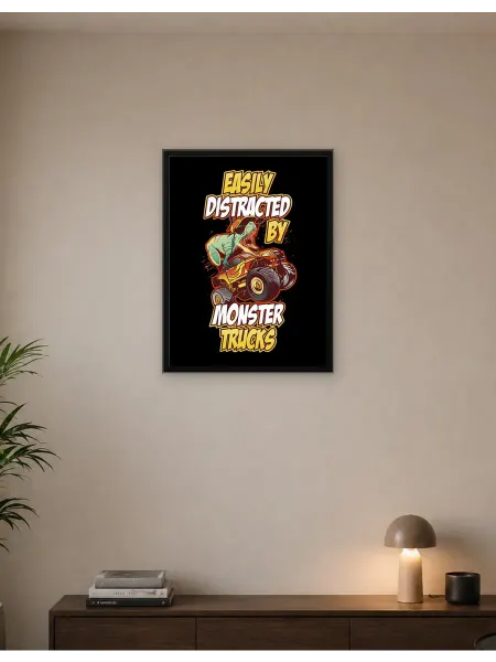 Postersbase Плакат Отвлеченный грузовиками 30x40
