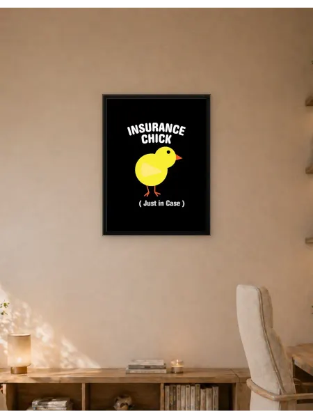Postersbase Постер Страховая цыпочка только что пришла 30x40