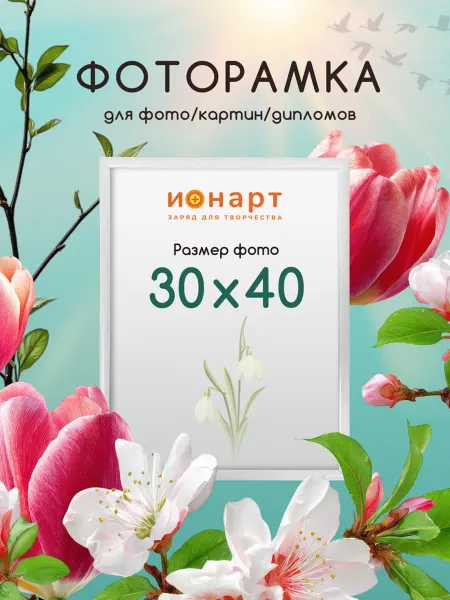 ИОНАРТ Рамка 30х40 для фото, картин, постеров 1 шт