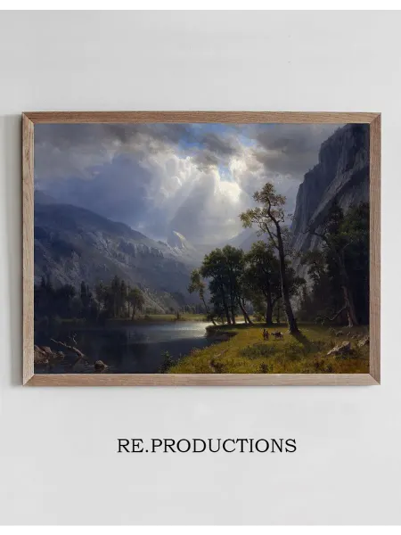 Re.productions Постер Mount Starr King, Yosemite - Albert Bierstadt