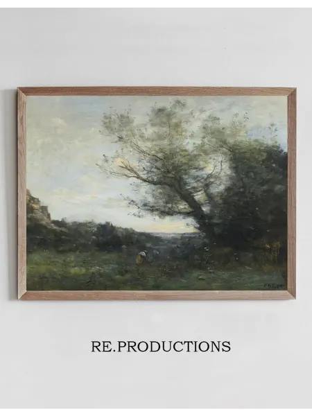 Re.productions Постер Souvenir d’Italie - Jean-Baptiste-Camille Corot