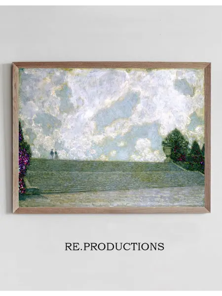 Re.productions Постер Steps of the Palace at - Henri Le Sidaner