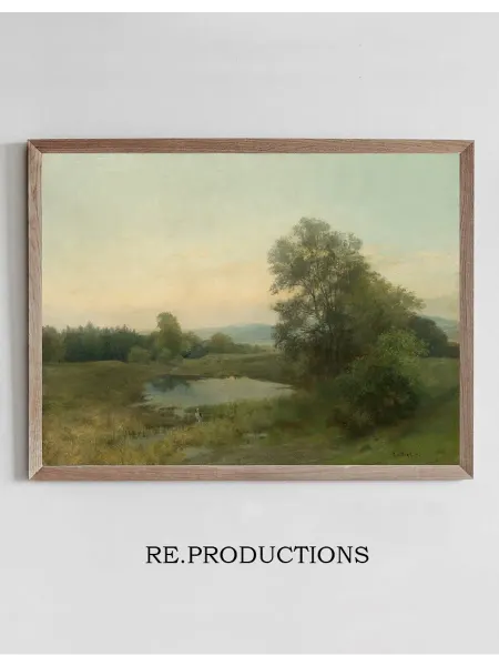 Re.productions Постер Landscape with a swamp - Ľudovít Čordák
