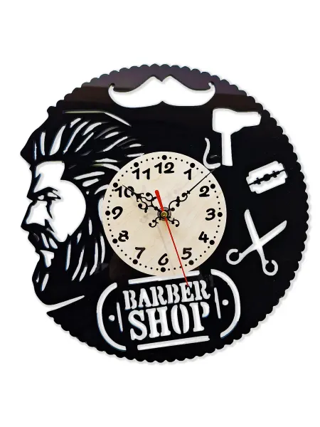 Идея в Дом Настенные кварцевые часы "Барбершоп"