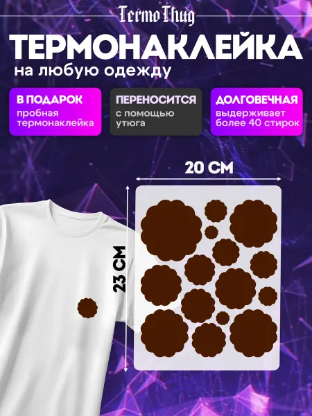 TermoThug Термонаклейки на одежду заплатки