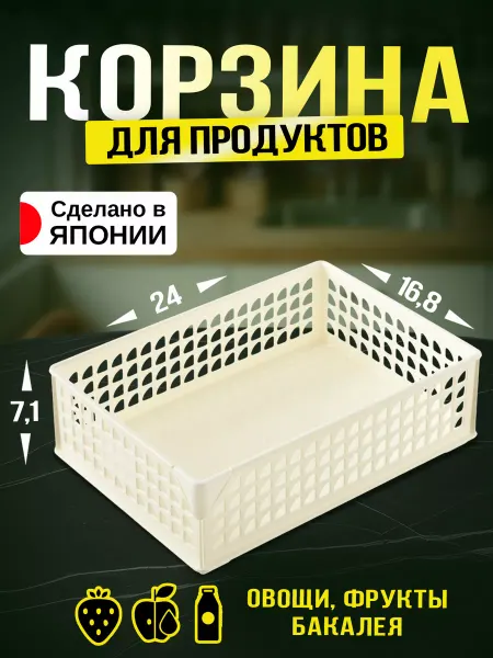 Sanada Корзина органайзер для кухни и хранения 24х16,8х7,1 см