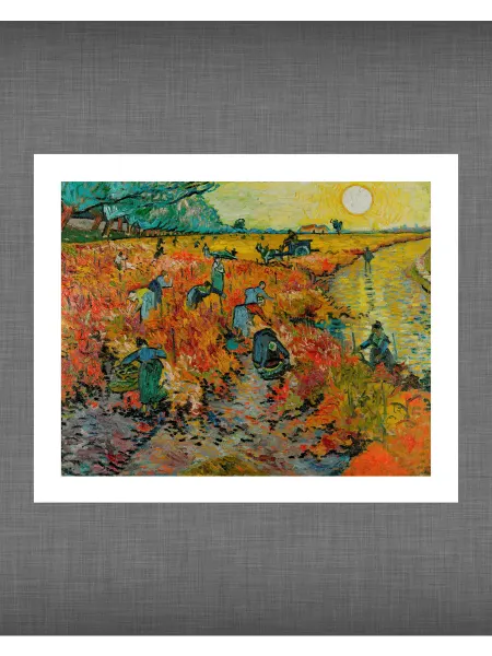 Past_today "Виноградники", Ван Гог (иск.холст без подрамн, 50х60)