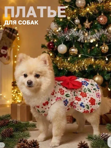 PETS PLACE Платье для собак мелких и средних пород