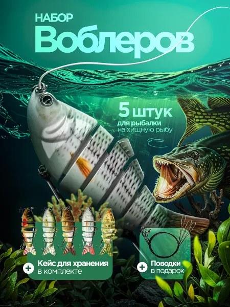 Bestage Воблеры для рыбалки набор