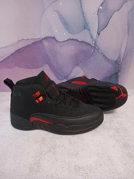 BAAS Демисезонные кожаные кеды кроссовки Nike Air Jordan 12 Retro