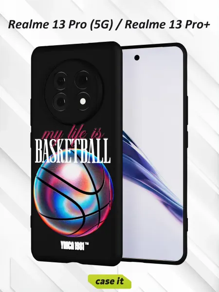 Case it Чехол на Realme 13 Pro 5G 13 Pro plus с принтом Баскетбол