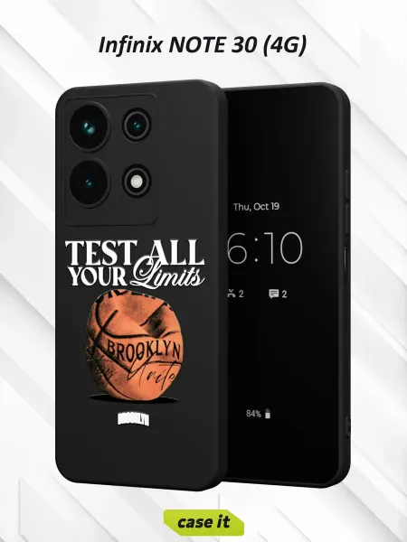 Case it Чехол на Infinix Note 30 4G с принтом Баскетбол