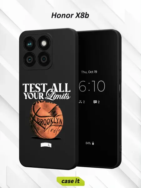 Case it Чехол на Honor X8b с принтом Баскетбол