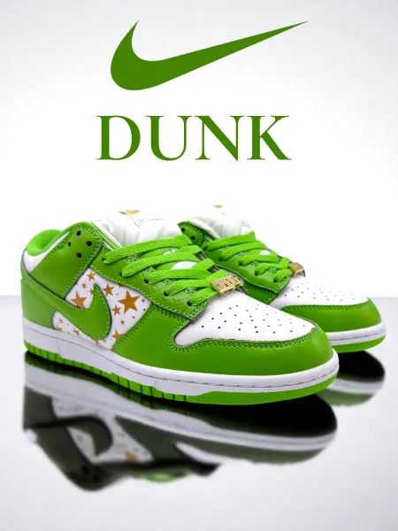 Nike Кроссовки Supreme x SB Dunk Low Mean Green