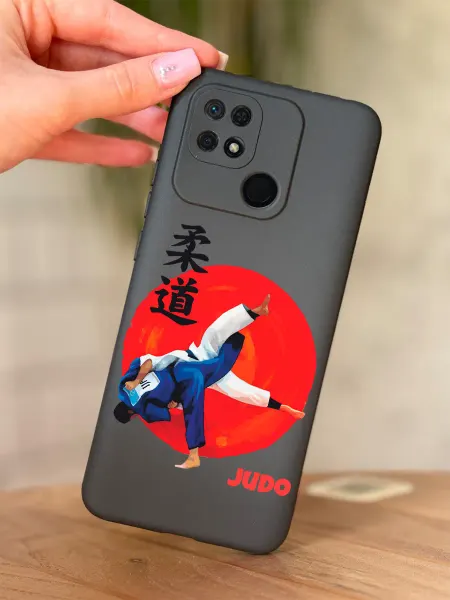 PBl store Чехол на Redmi 10C Poco C40 с принтом Дзюдо