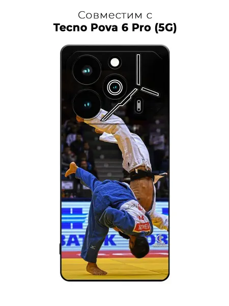PANCASE Чехол на Tecno Pova 6 Pro дзюдо