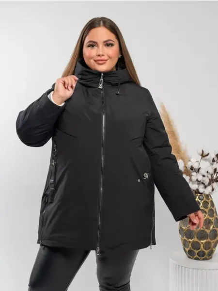 VT store Куртка весенняя с капюшоном больших размеров