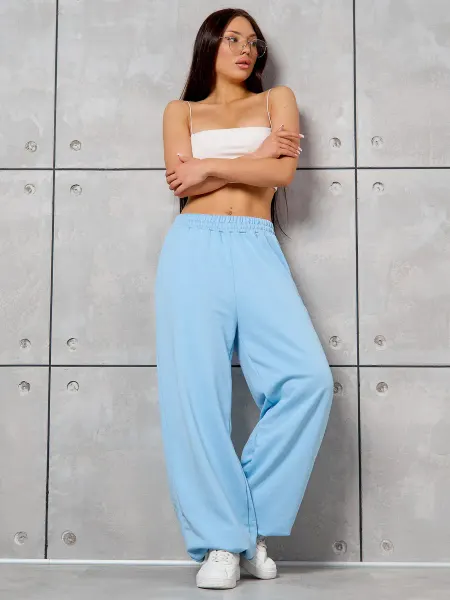 AMAZING CLOTHES брюки спортивные оверсайз широкие летние