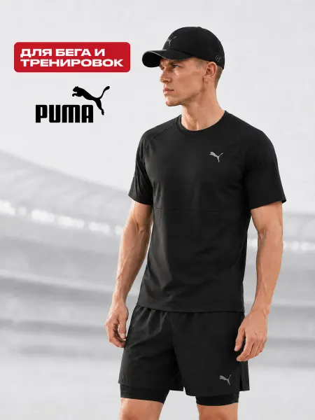 PUMA Футболка спортивная TECH Relaxed Graphic Tee