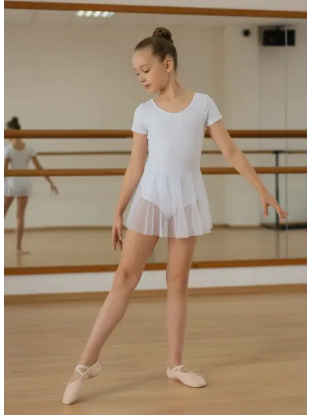 АннСула Купальник гимнастический c юбкой