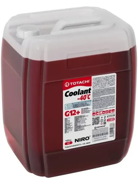 TOTACHI Антифриз NIRO COOLANT Red -40 G12 10кг. 43110