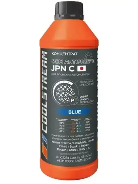 COOLSTREAM Антифриз JPN С Blue 1.5 л. CS-011014-C