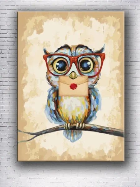 Classic Art Картина на холсте Harry Art Potter Snowy Owl 50х70