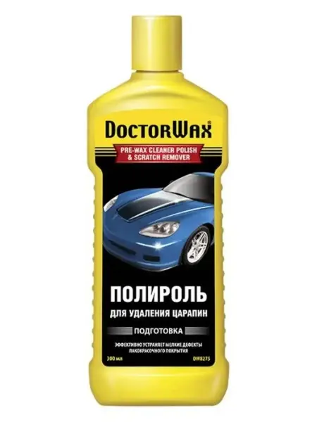 DOCTOR WAX Полироль для удаления царапин 300мл. DW8275