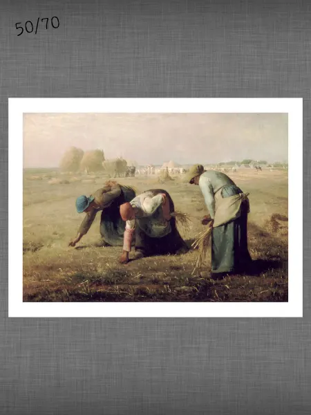 Past_today "Сборщицы колосьев", Милле (искусст.полотно, 50х70)