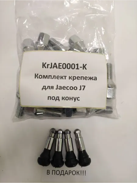 LS Комплект крепежа для Jaecoo J7 - болт конус хром